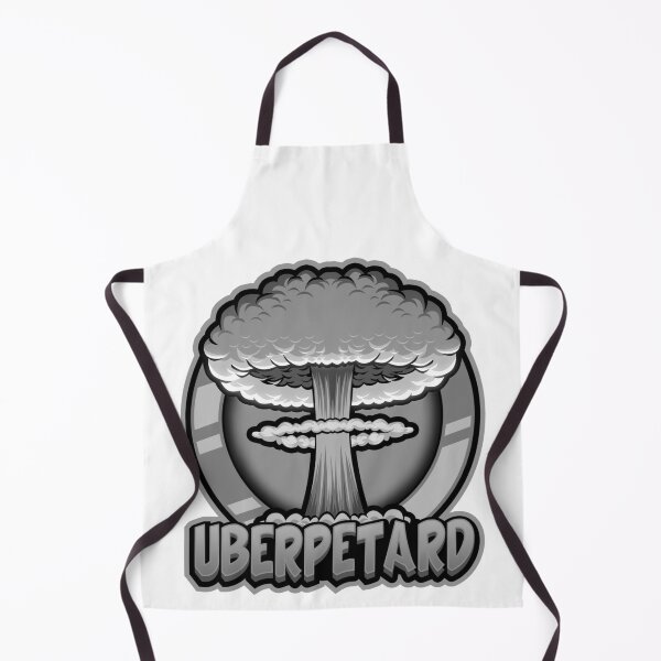 Item preview, uberpetard black and white logo 5000 x 5000 designed and sold by uberpetard.