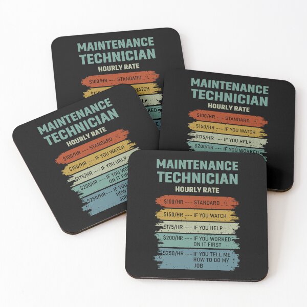 Item preview, Maintenance Technician Hourly Rate designed and sold by mybegoniatee.