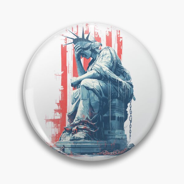 Item preview, Sad despair of the Statue of Liberty designed and sold by blackdogshop.