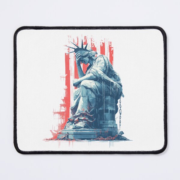 Item preview, Sad despair of the Statue of Liberty designed and sold by blackdogshop.