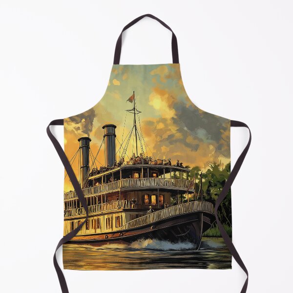 Item preview, Steamboat Mississippi River paddle steamer Mark  riverboat  designed and sold by JanChryzostom.