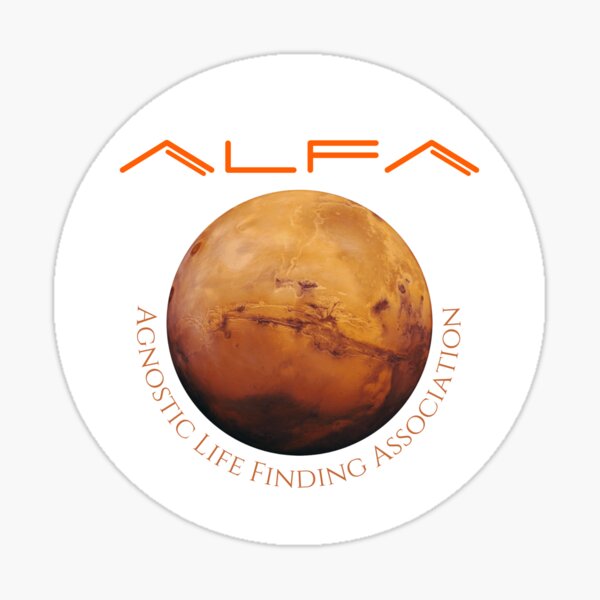 ALFA Mars Sticker Sticker