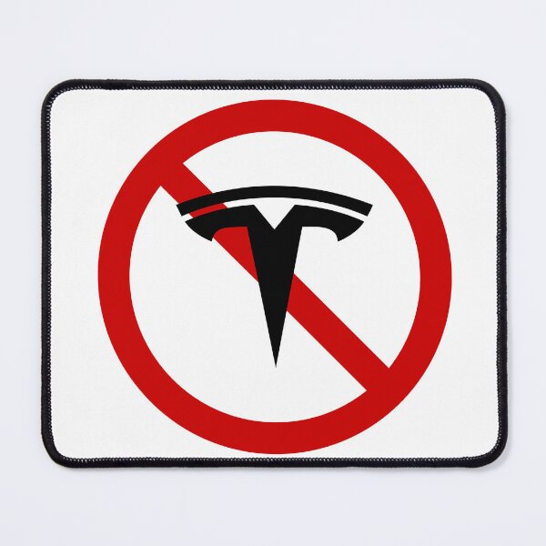 Item preview, Tesla Bumper, Anti Elon, Anti Tesla, Bought Before Elon Went Crazy Sticker designed and sold by BrightNook.