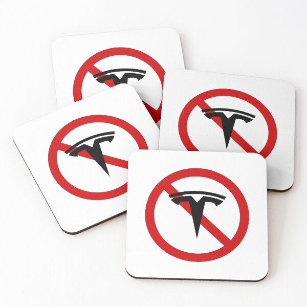 Item preview, Tesla Bumper, Anti Elon, Anti Tesla, Bought Before Elon Went Crazy Sticker   designed and sold by BrightNook.
