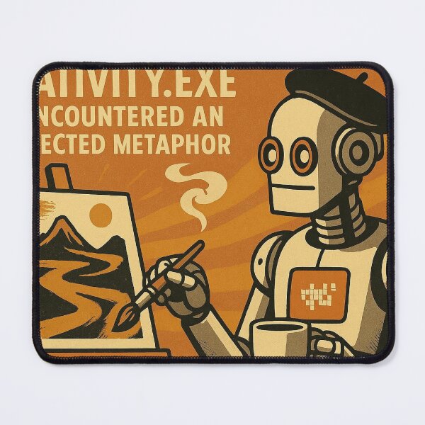 Item preview, Creativity.exe Has Encountered an Unexpected Metaphor designed and sold by LOGOSINTERIUM.