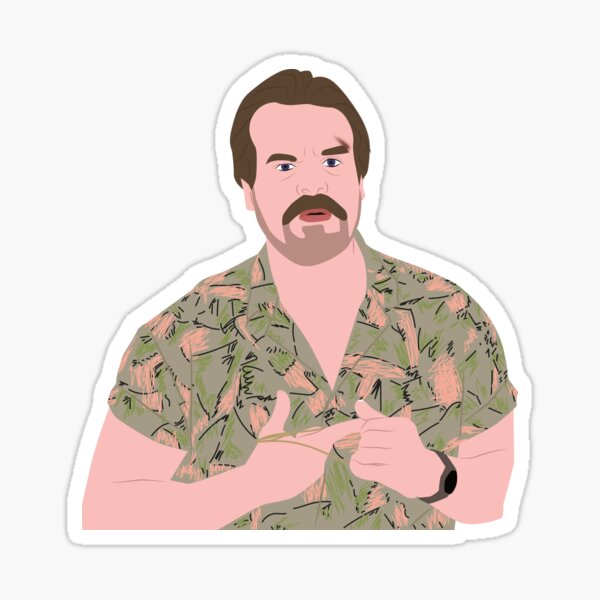 Item preview, Jim Hopper Hawaiian Stranger Things Netflix designed and sold by KamiTrendz.
