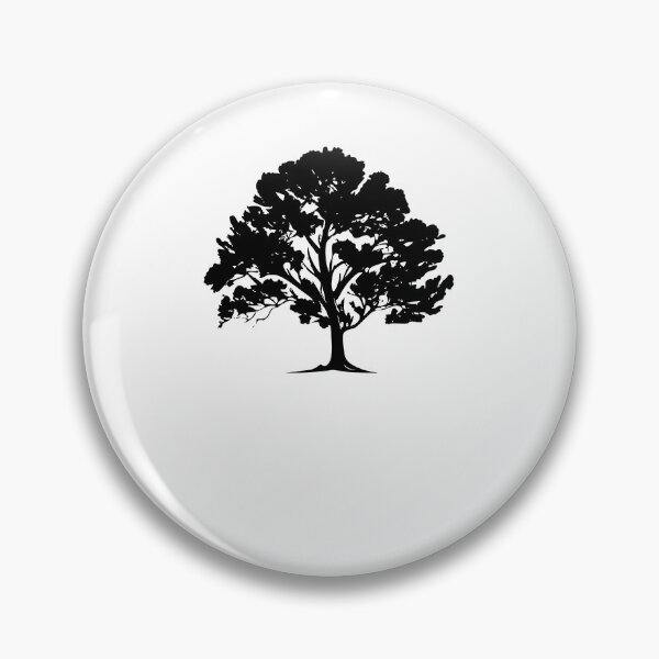 Item preview, Elegant Tree Silhouette in BW designed and sold by StickyLandia.