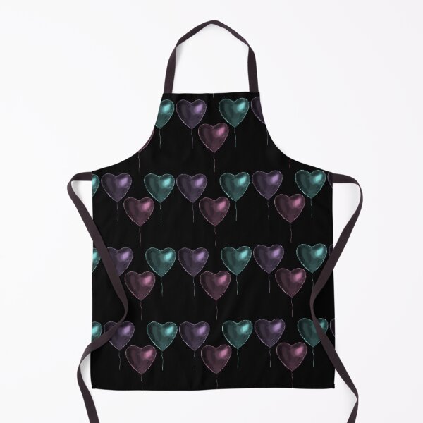 Item preview, Moody Metallic Heart Balloons designed and sold by artbyemme.