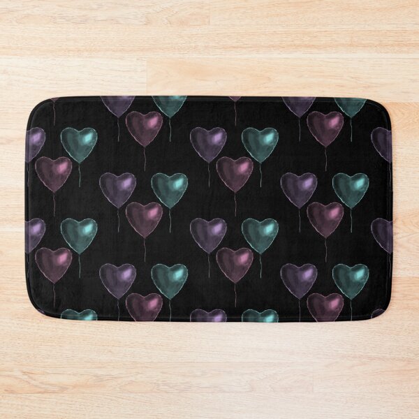 Item preview, Moody Metallic Heart Balloons  designed and sold by artbyemme.