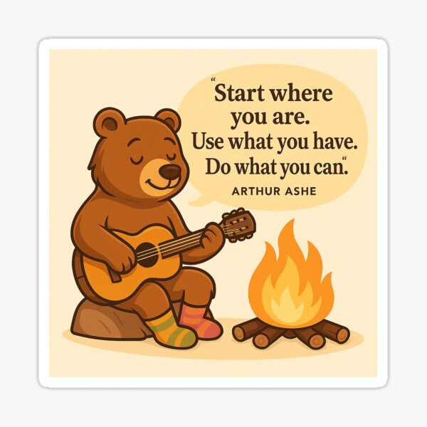 Item preview, Motivational - "Start where you are. Use what you have. Do what you can."  designed and sold by GoodVibes Gifts.