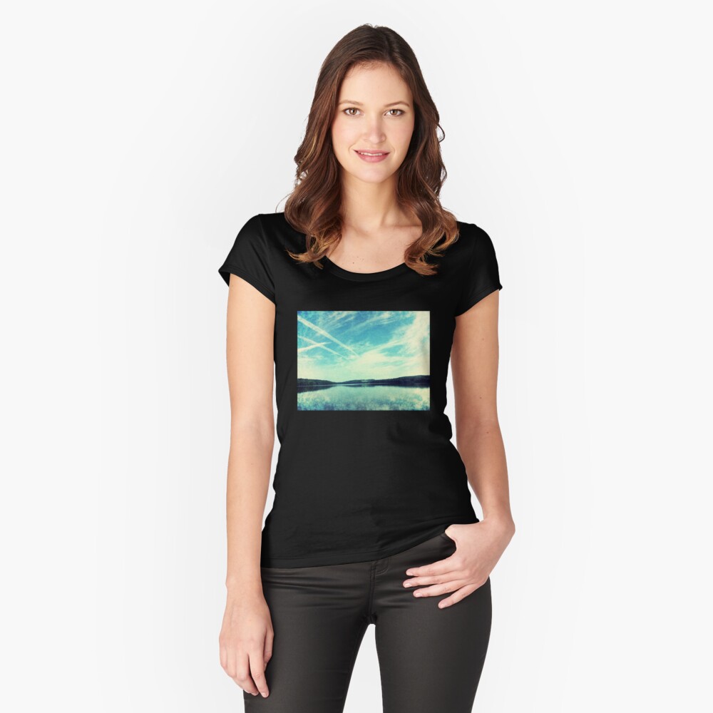 Item preview, Fitted Scoop T-Shirt designed and sold by OneDayArt.