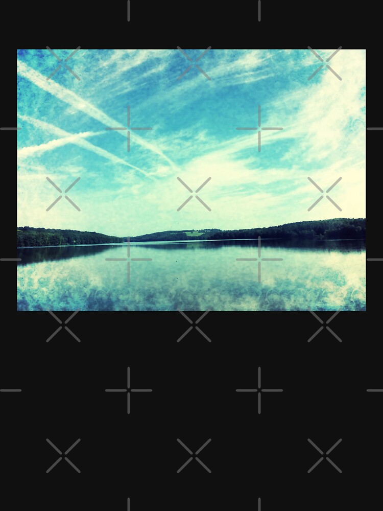 Thumbnail 7 of 7, Classic T-Shirt, Sky Trails designed and sold by OneDayArt.