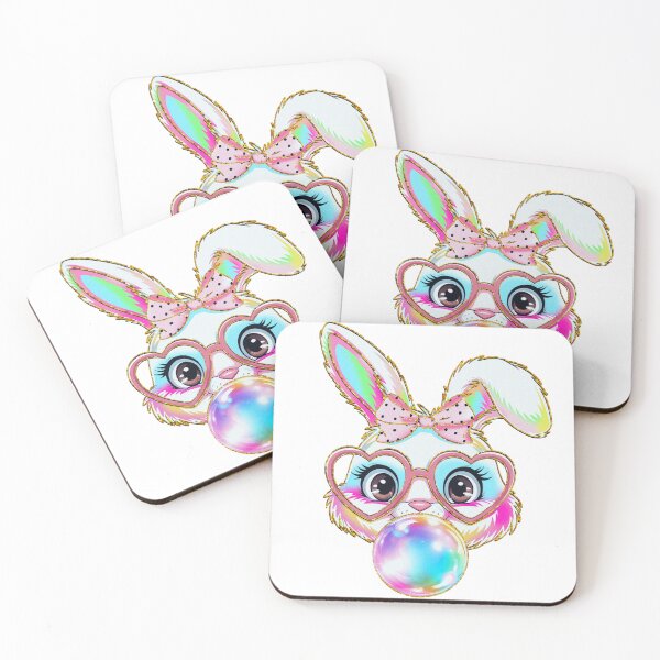 Item preview, Rainbow Bubble Bunny designed and sold by ajollycreation.