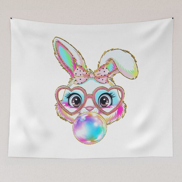 Item preview, Rainbow Bubble Bunny designed and sold by ajollycreation.