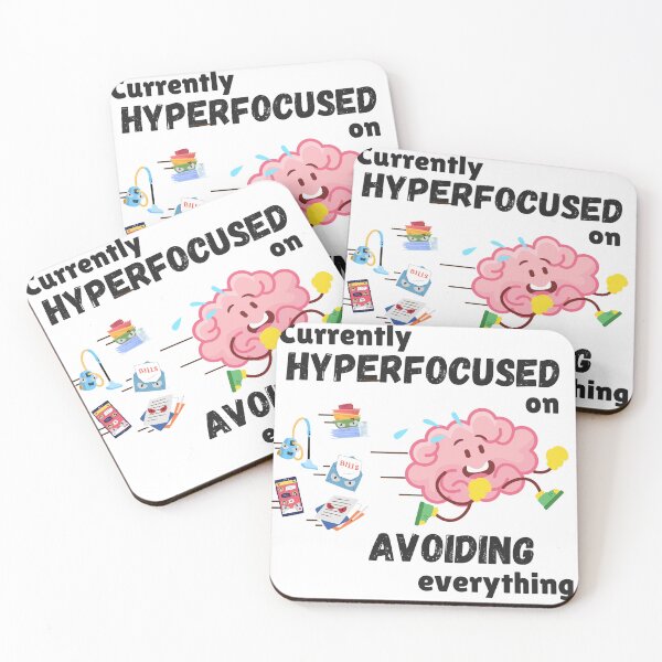 Item preview, Hyperfocused on Avoiding Everything Shirt designed and sold by MonsterGamerDash.