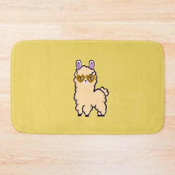 Item preview, Cool Llama with Pineapple Sunglasses designed and sold by artbyemme.