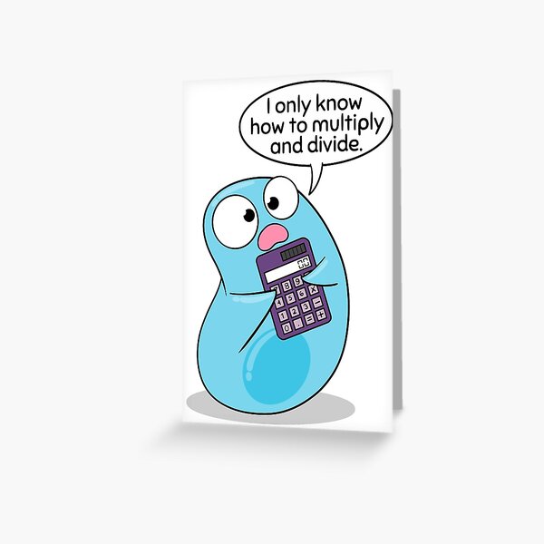 Cell Math Greeting Card