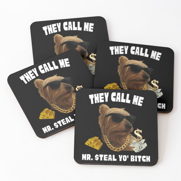 Item preview, Mr. Steal Yo' Bitch Funny Dog Shirt designed and sold by MonsterGamerDash.