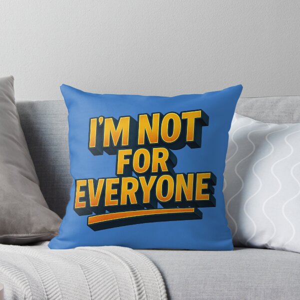 Item preview, A statement with personality – I'M NOT FOR EVERYONE designed and sold by Girih.