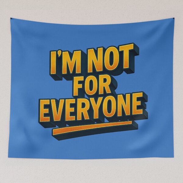 Item preview, A statement with personality – I'M NOT FOR EVERYONE designed and sold by Girih.