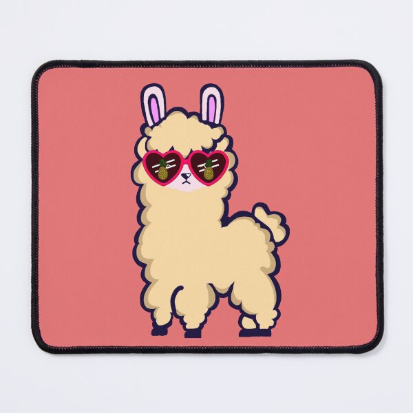 Item preview, Cool Llama with Pineapple Shades designed and sold by artbyemme.