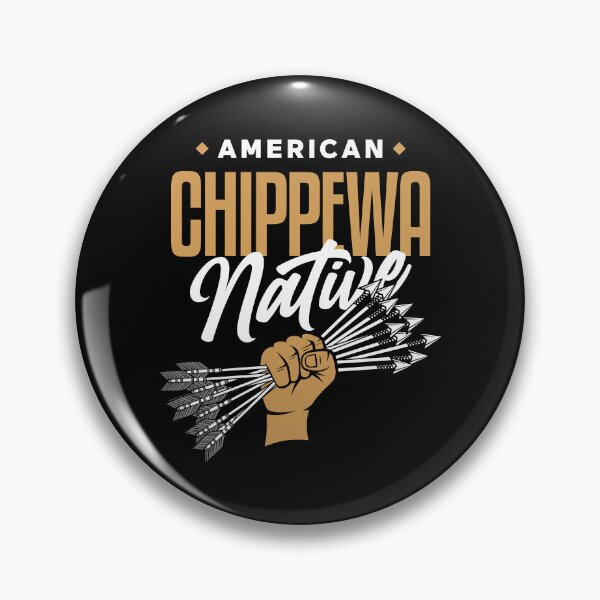 Item preview, AMERICAN CHIPPEWA NATIVE - Fist of Arrows - Indian Culture BLACK designed and sold by Darling DeDe.