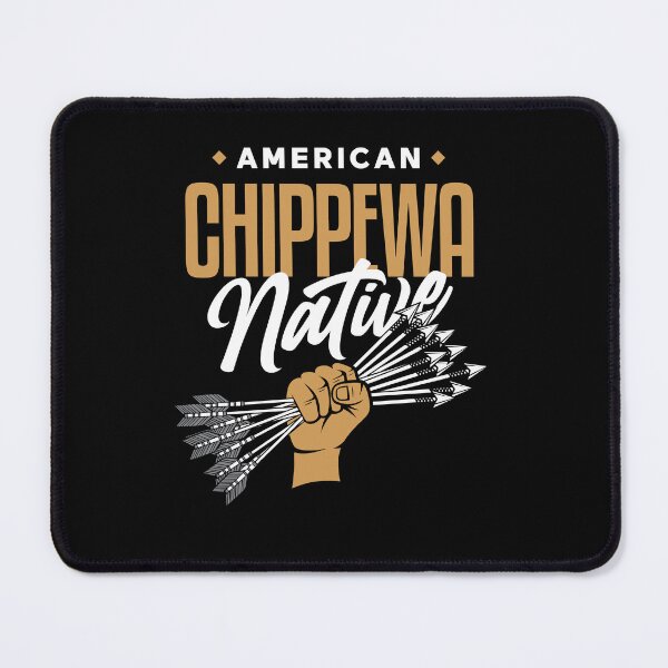 Item preview, AMERICAN CHIPPEWA NATIVE - Fist of Arrows - Indian Culture BLACK designed and sold by Darling DeDe.