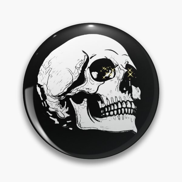 Item preview, Golden Vision Sparkly Skull designed and sold by artbyemme.