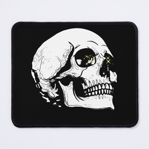 Item preview, Golden Vision Sparkly Skull designed and sold by artbyemme.