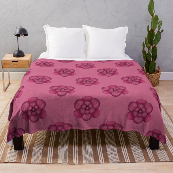Item preview, Pattern with flowers "Majestic Lily" in burgundy color designed and sold by Cherevan.
