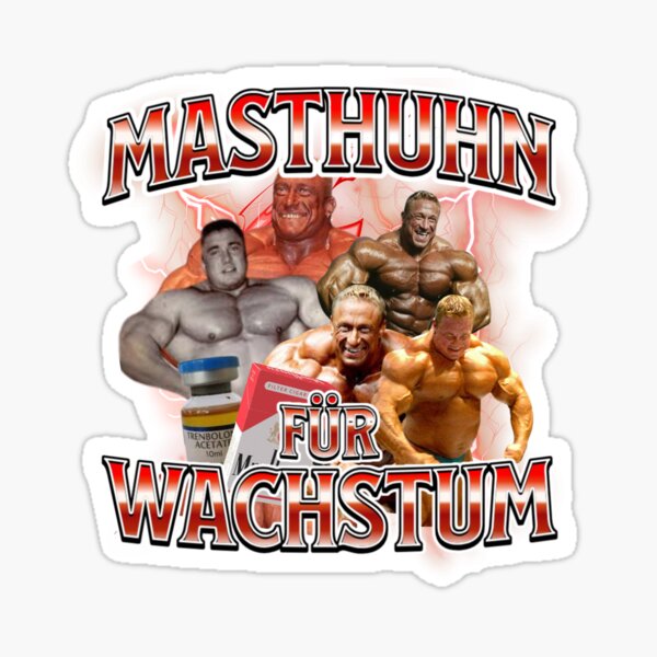 Artikel-Vorschau von Masthuhn für Wachstum - Bodybuilding Meme Shirt, designt und verkauft von DoraplanPublishing.