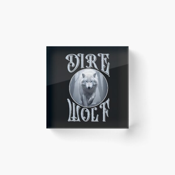 Item preview, White Dire wolf reunion designed and sold by PetsArt.