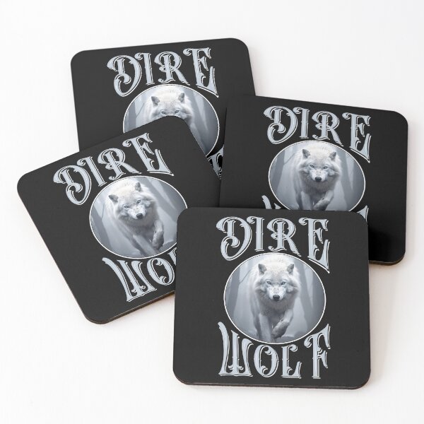 Item preview, White Dire wolf reunion designed and sold by PetsArt.