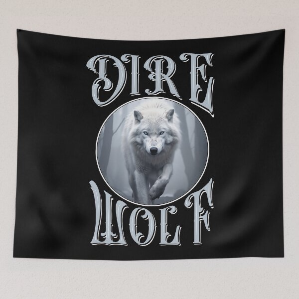 Item preview, White Dire wolf reunion designed and sold by PetsArt.