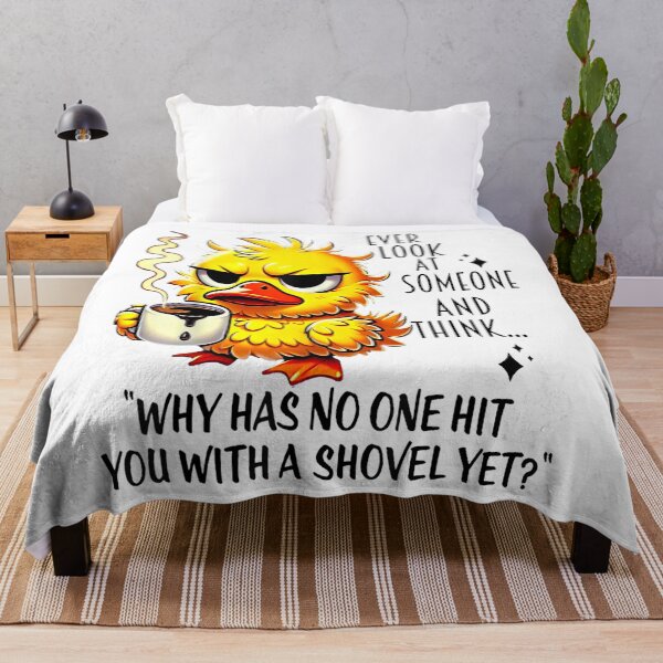 Item preview, Duck Ever Look At Someone And Think Why Has No One Hit designed and sold by skeastore.