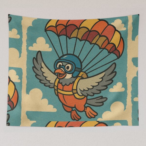 Item preview, The Amazing Pigeon skydiving designed and sold by LOveStOrSidE.