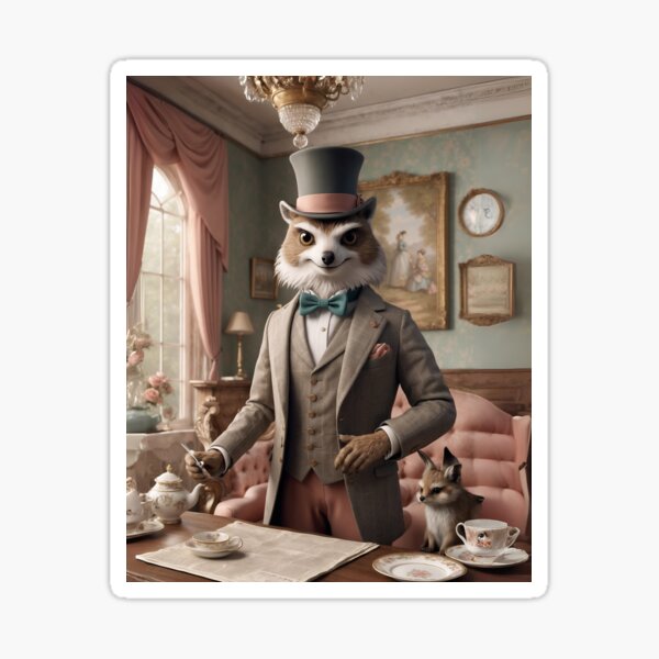 Item preview, Vintage style with sophisticated animals designed and sold by Dyke Art.