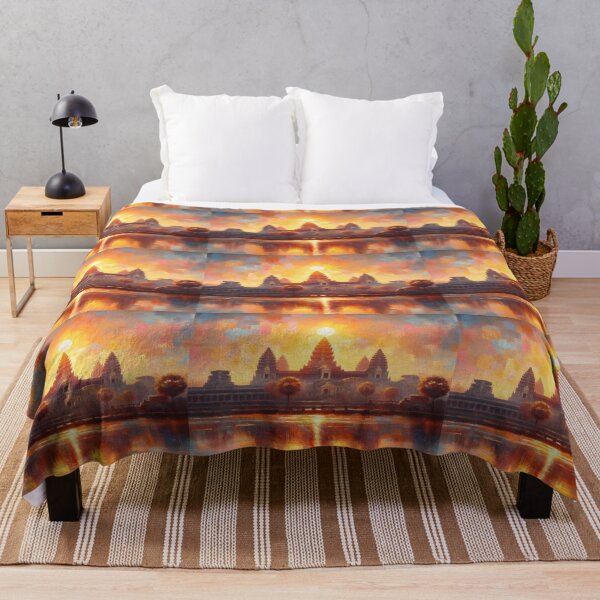 Item preview, Equinox Morning Over Angkor Wat designed and sold by Naomi Gutierrez Parrish.