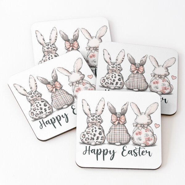 Item preview, Easter Bunny Trio designed and sold by ajollycreation.