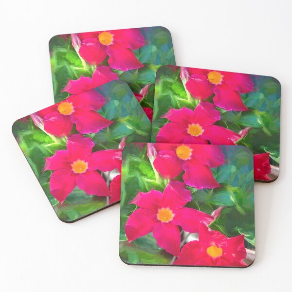 Item preview, Red Mandevilla Flower Vine X207 designed and sold by RichFrancoCars.