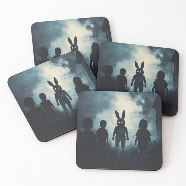 Item preview, Easter Bunny Horror – Creepy Night Forest Design designed and sold by MysticCanvasAi.