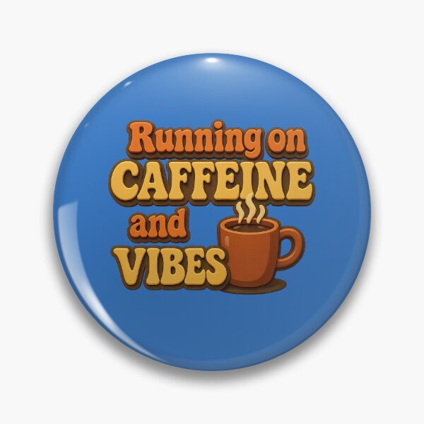 Item preview, Life with caffeine and good vibes – A humorous design designed and sold by Girih.
