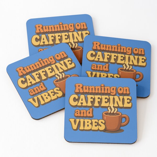 Item preview, Life with caffeine and good vibes – A humorous design designed and sold by Girih.