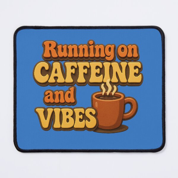 Item preview, Life with caffeine and good vibes – A humorous design designed and sold by Girih.