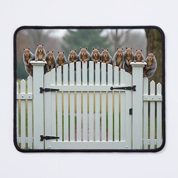 Item preview, Squirrels on a Fence designed and sold by Tim Dusenberry.