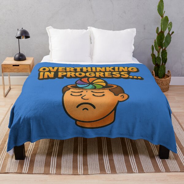 Item preview, Overthinking in Progress – Humorous Design designed and sold by Girih.