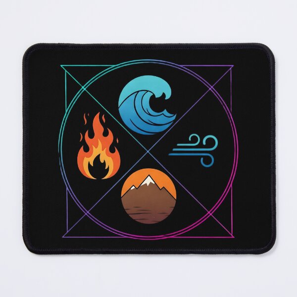 Item preview, Four elemental symbols in circles: fire, water, earth, and air. designed and sold by Digital Gallery.