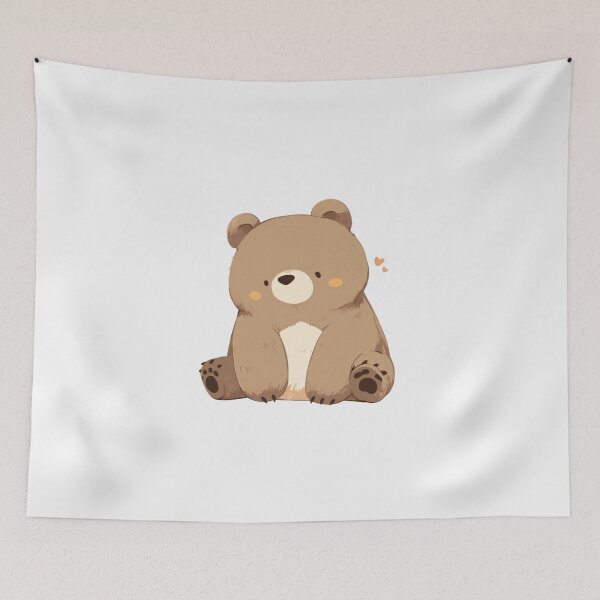 Item preview, Cute happy friend bear designed and sold by PatternFly.
