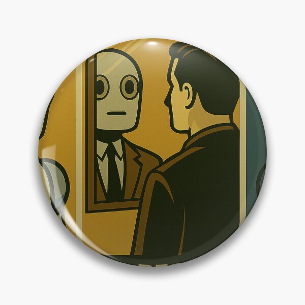 Item preview, AI Mirror – Reflections of Humanity designed and sold by LOGOSINTERIUM.