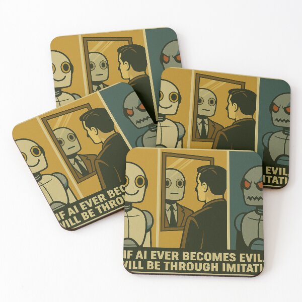 Item preview, AI Mirror – Reflections of Humanity designed and sold by LOGOSINTERIUM.